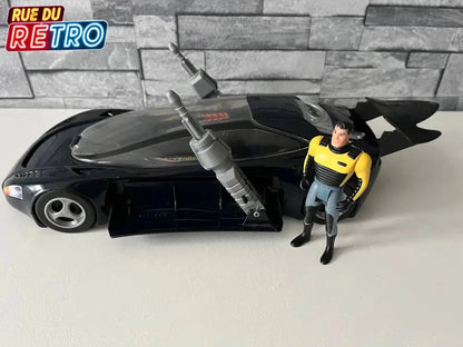 Batman Street Jet Bruce Wayne Figurine et Véhicule pour Figurines
