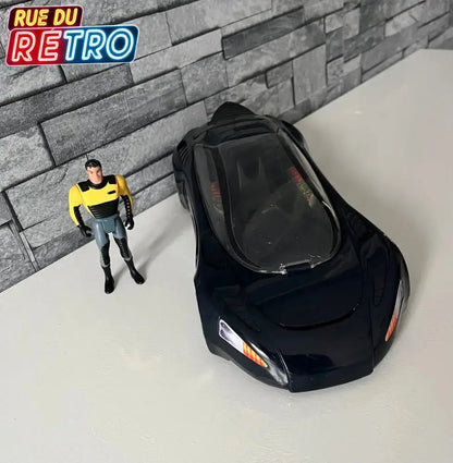 Batman Street Jet Bruce Wayne Figurine et Véhicule pour Figurines
