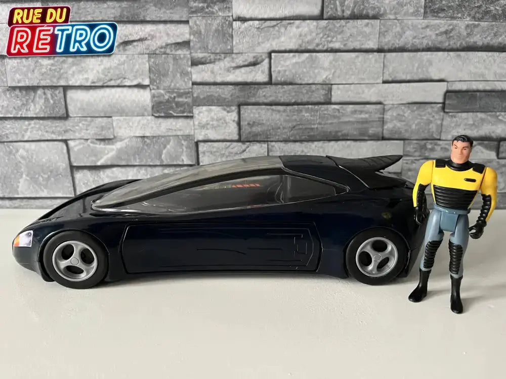 Batman Street Jet Bruce Wayne Figurine et Véhicule pour Figurines