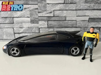 Batman Street Jet Bruce Wayne Figurine et Véhicule pour Figurines