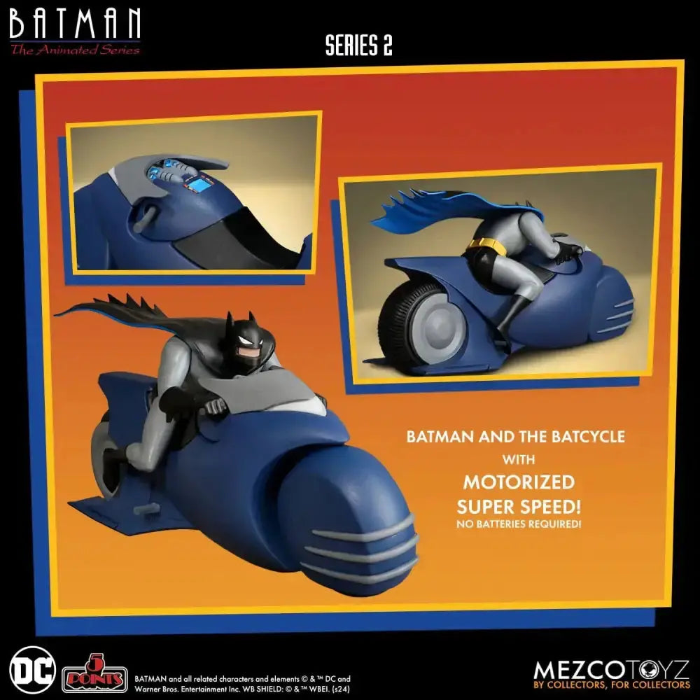 Batman the Animated Series Batman & Batcycle - Rue Du Retro