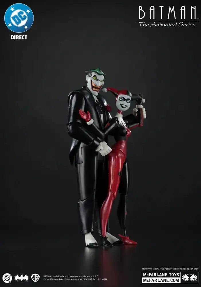 Batman The Animated Series Harley Quinn Le Joker DC Direct figurines Harley Quinn Le Joker (Mad Love) (Gold Label) 18cm McFarlane Toys