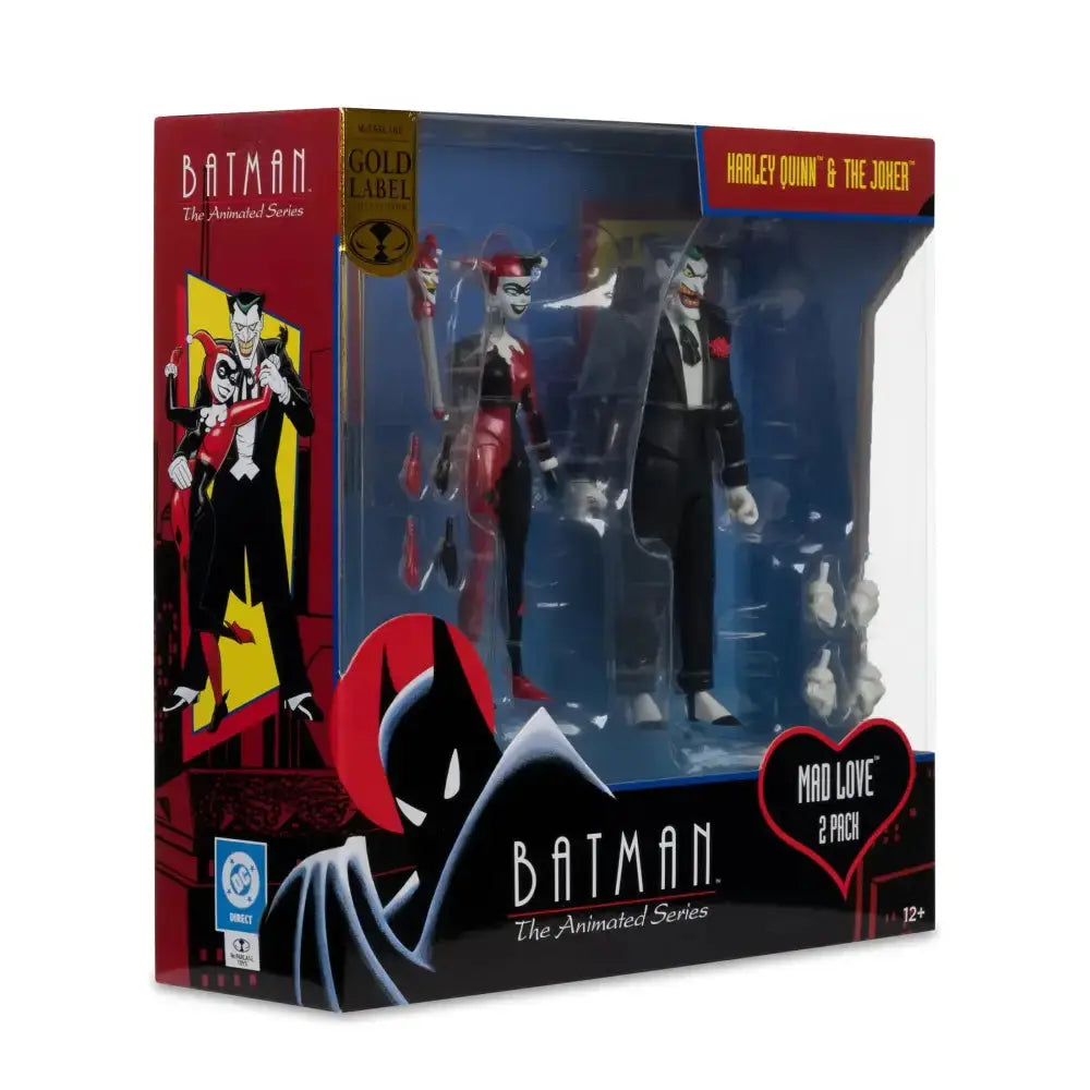 Batman The Animated Series Harley Quinn Le Joker DC Direct figurines Harley Quinn Le Joker (Mad Love) (Gold Label) 18cm McFarlane Toys