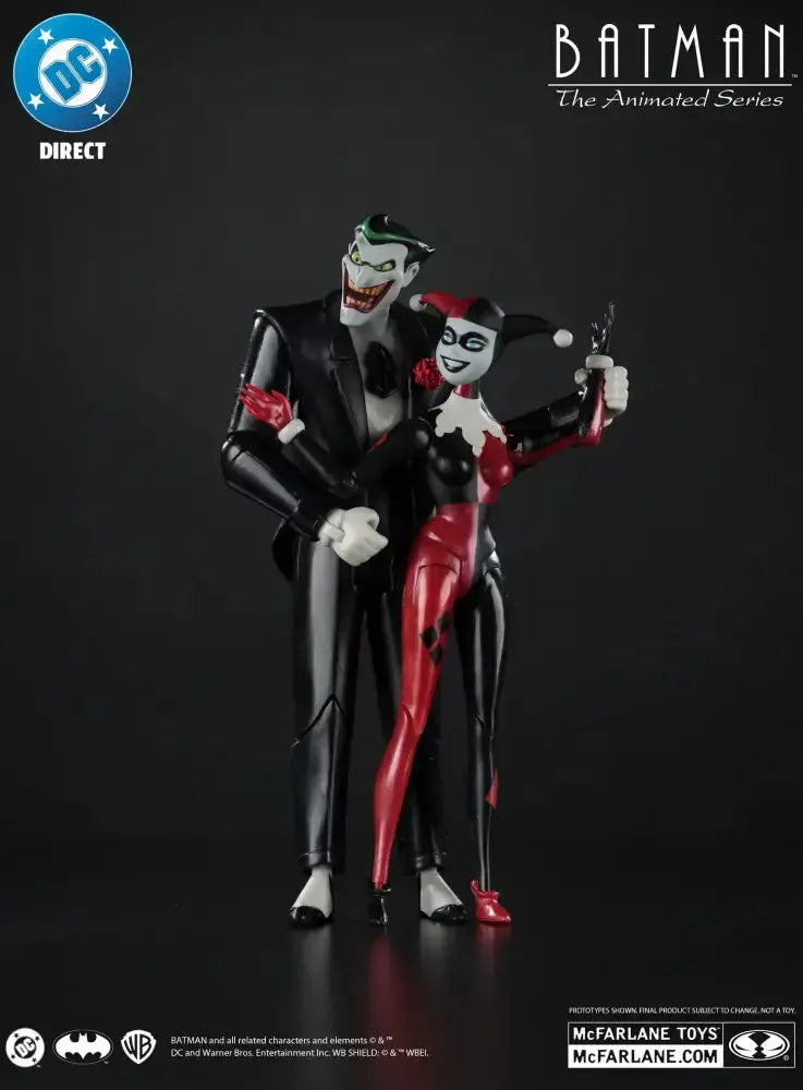 Batman The Animated Series Harley Quinn Le Joker DC Direct figurines Harley Quinn Le Joker (Mad Love) (Gold Label) 18cm McFarlane Toys
