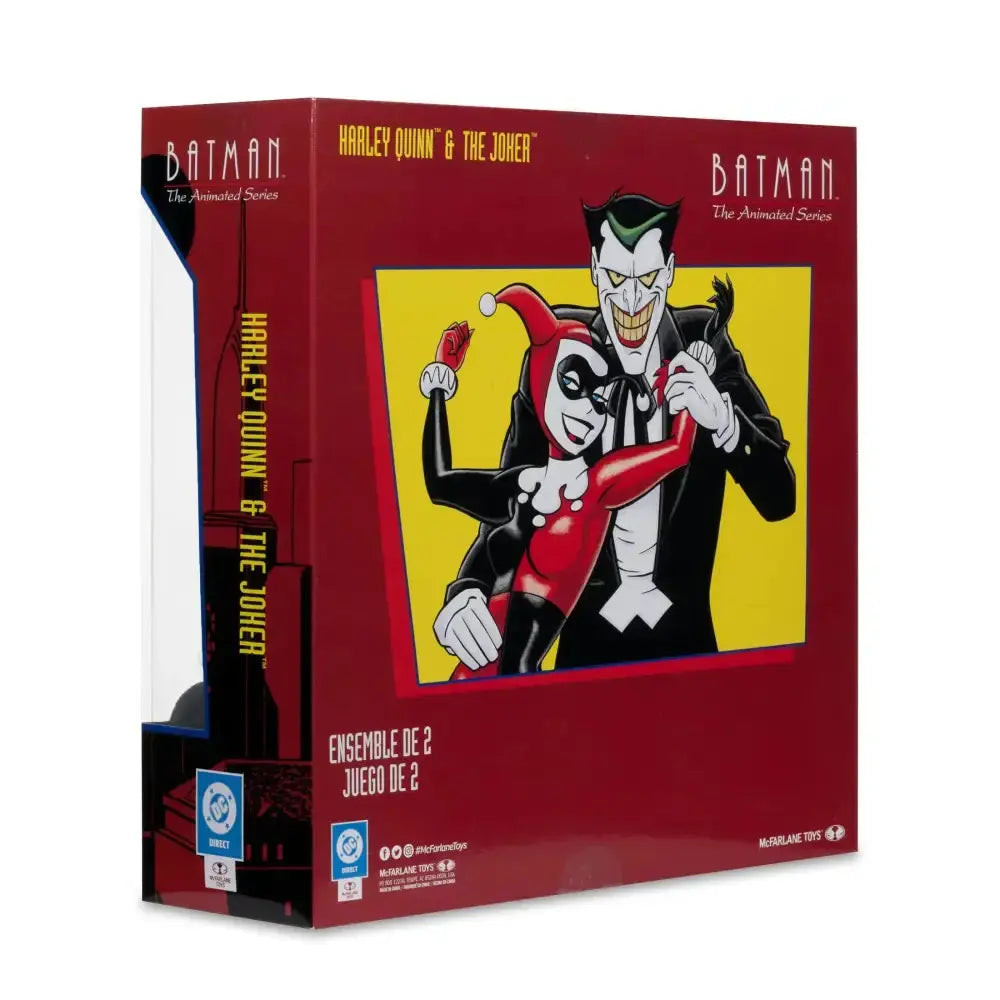 Batman The Animated Series Harley Quinn Le Joker DC Direct figurines Harley Quinn Le Joker (Mad Love) (Gold Label) 18cm McFarlane Toys