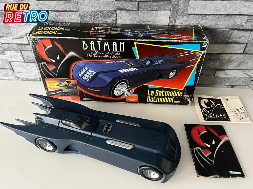 Batmobile 1993 + Boîte + Notice + Dépliant Kenner - Batman The Animated Series Kenner