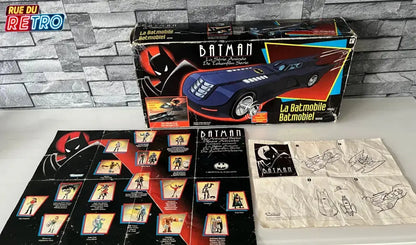 Batmobile 1993 + Boîte + Notice + Dépliant Kenner - Batman The Animated Series Kenner