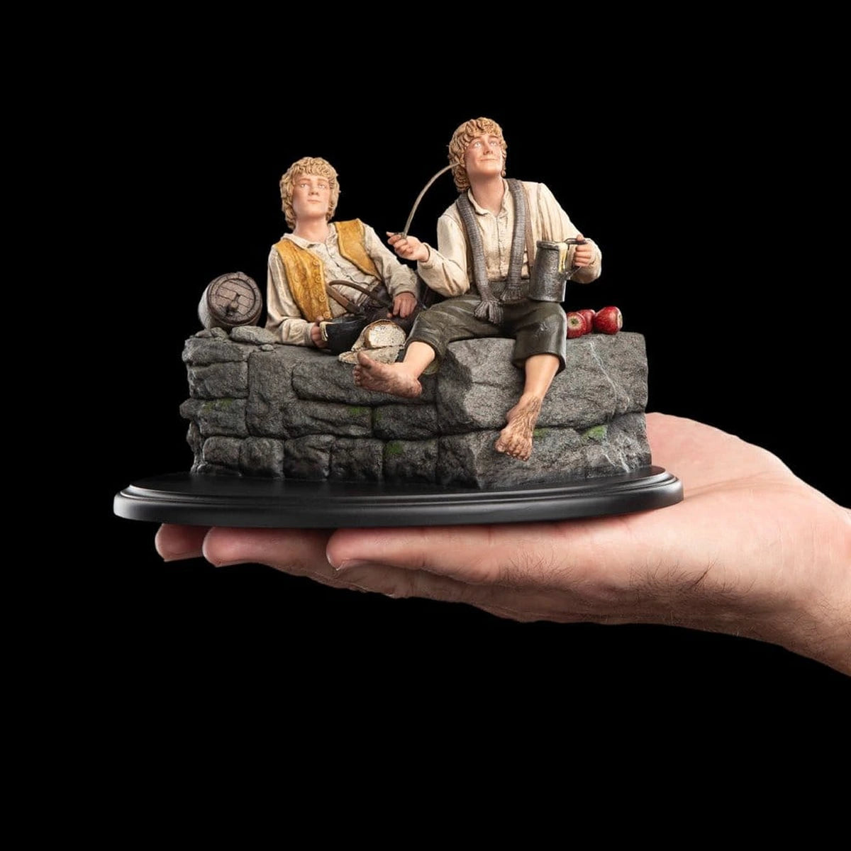 Le Seigneur des Anneaux statuette Merry et Pippin 12 cm - Image 4