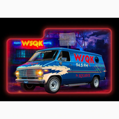 Stranger Things Model Kit 1/25 Squawk Van (Aqua Color) 21 cm - Image 5