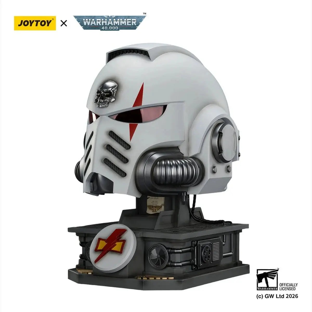 Warhammer 40,000 casque avec présentoir White Scars MkX 44 cm - Image 3