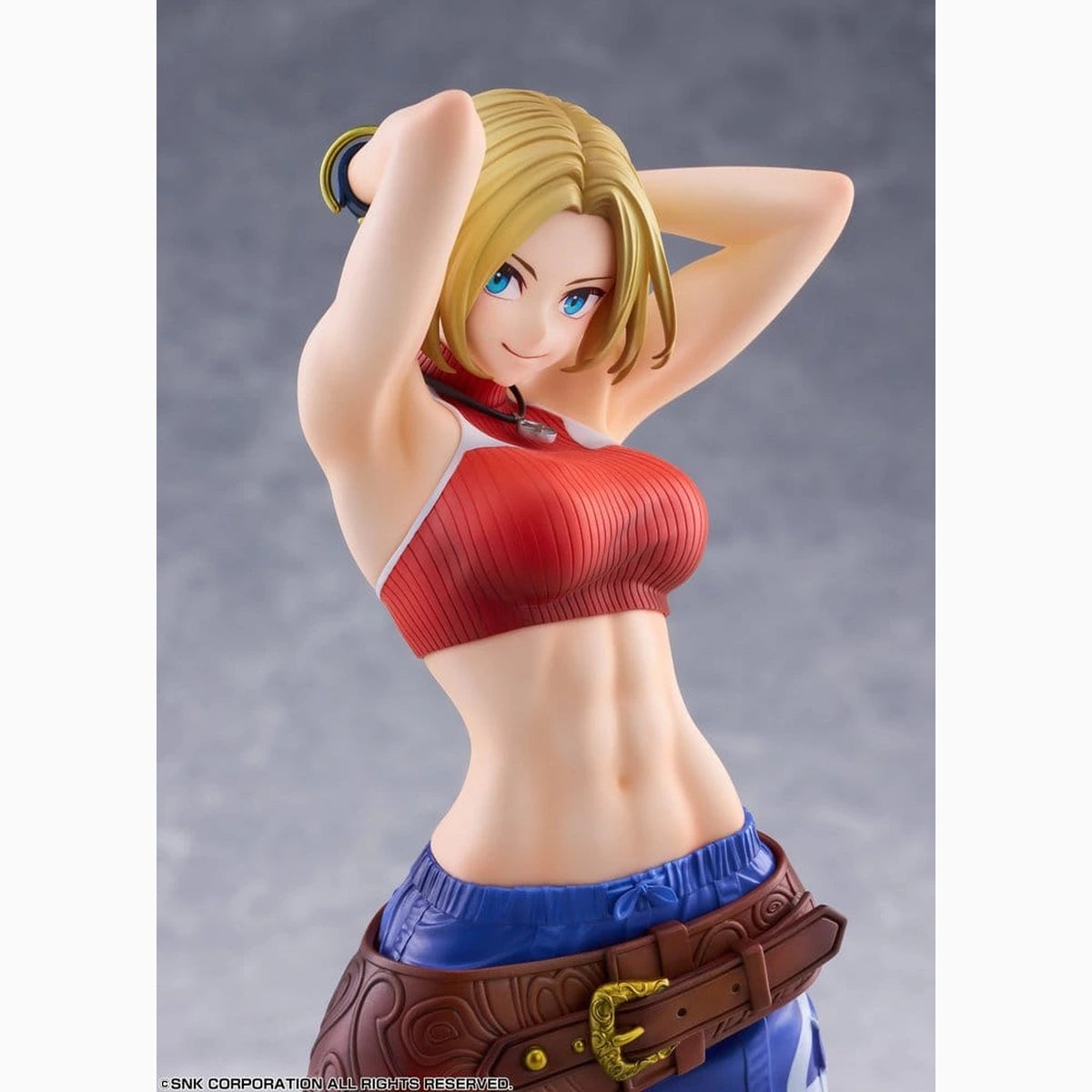 Fighting Girls Collection The King of Fighters XV figurine PVC 1/7 Blue Mary AmiAmi Limited Edition 26 cm - Image 5
