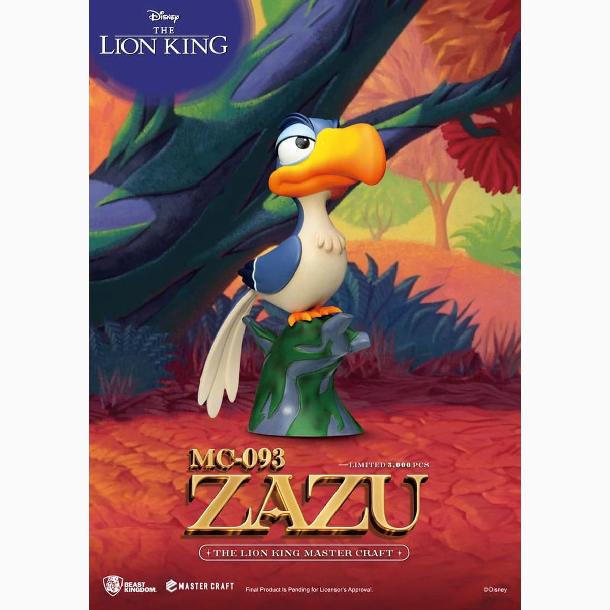 Disney statuette Master Craft Le Roi Lion Zazu 20 cm - Image 1