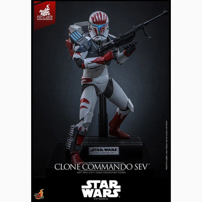 Star Wars: The Clone Wars Television Masterpiece figurine 1/6 Clone Commando Sev (Hot Toys Exclusive) 30 cm - Image 4