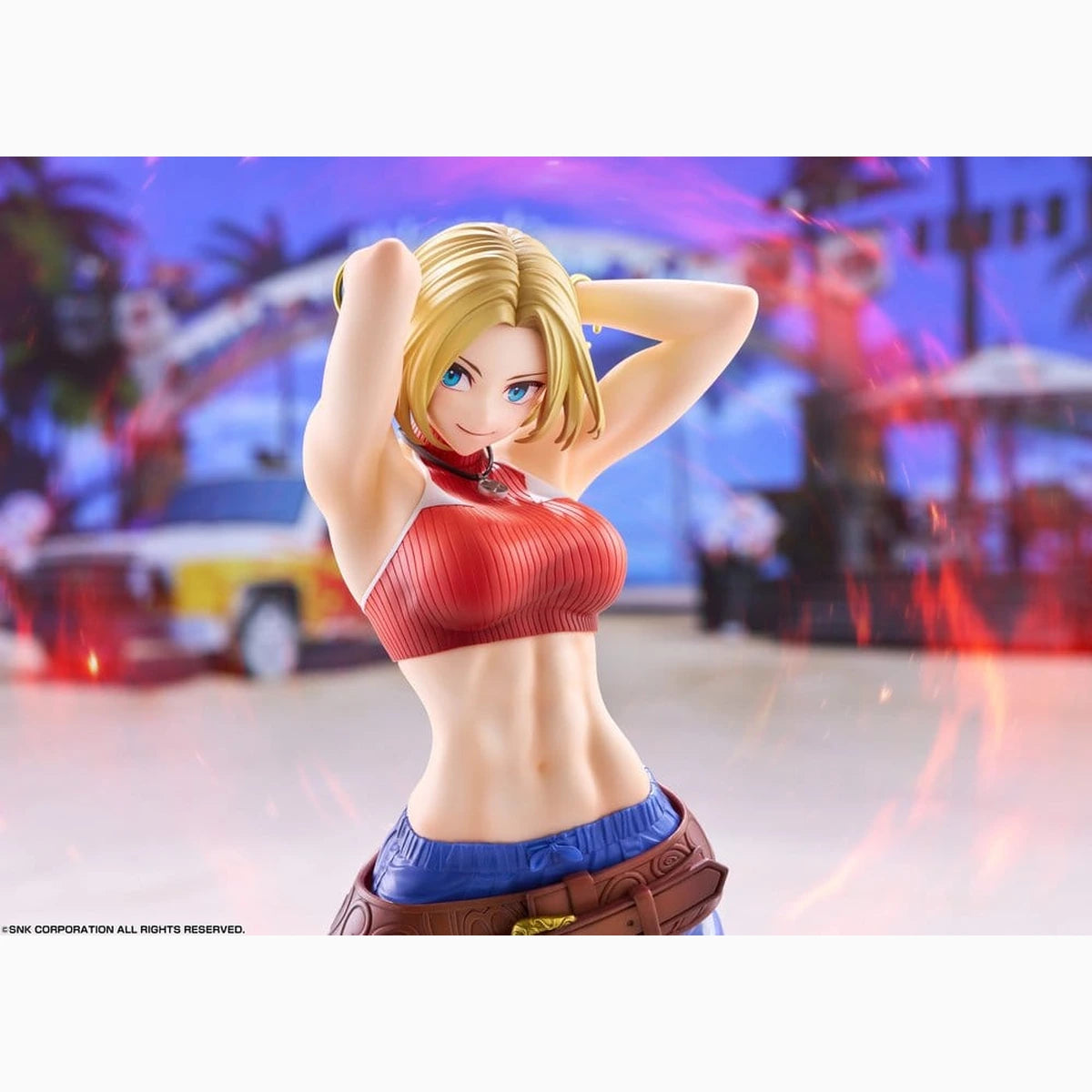 Fighting Girls Collection The King of Fighters XV figurine PVC 1/7 Blue Mary 26 cm - Image 3