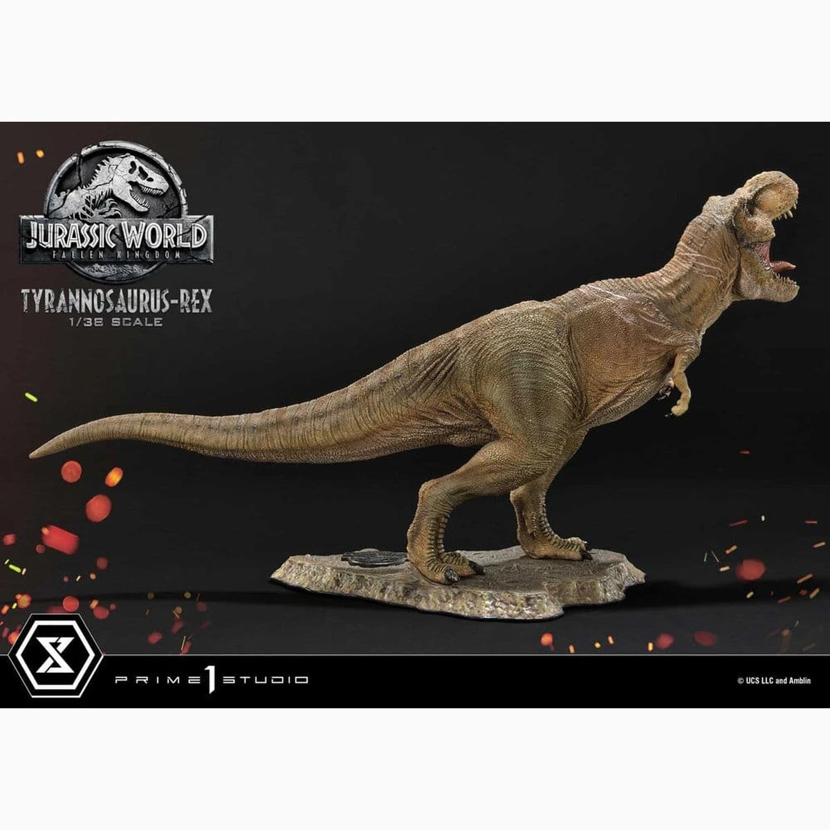 Jurassic World: Fallen Kingdom (Film) Prime Collectible Figures statue 1/38 Tyrannosaurus Rex 23 cm - Image 7