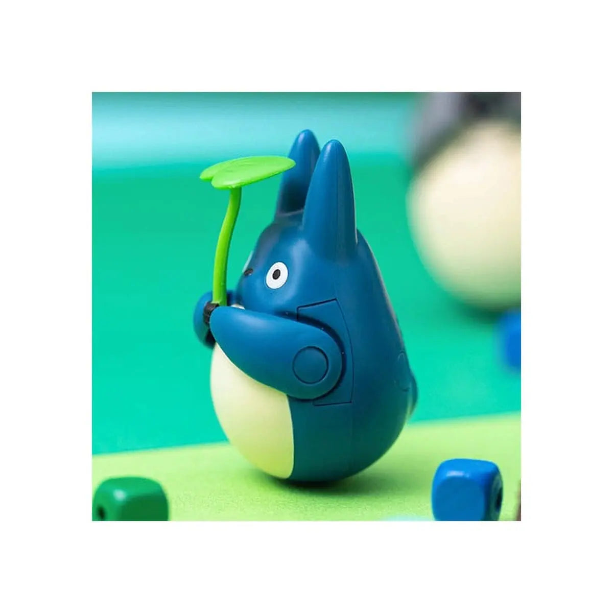 Mon voisin Totoro figurine culbuto Mid Totoro with leaf 6 cm - Image 4