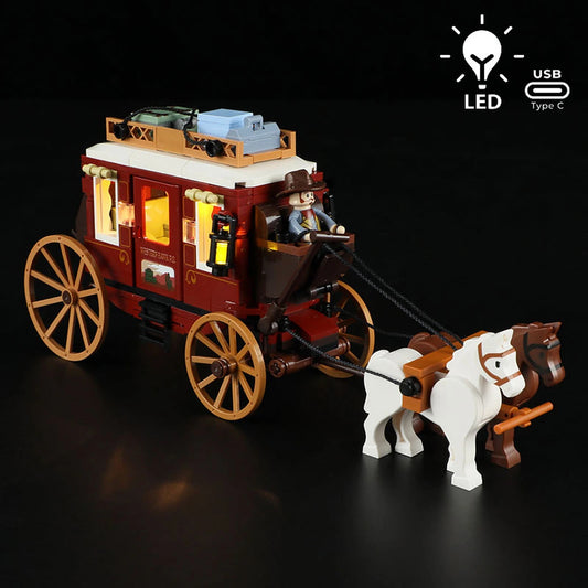 Lumibricks The Old West 14006 Western Stagecoach - Image 1