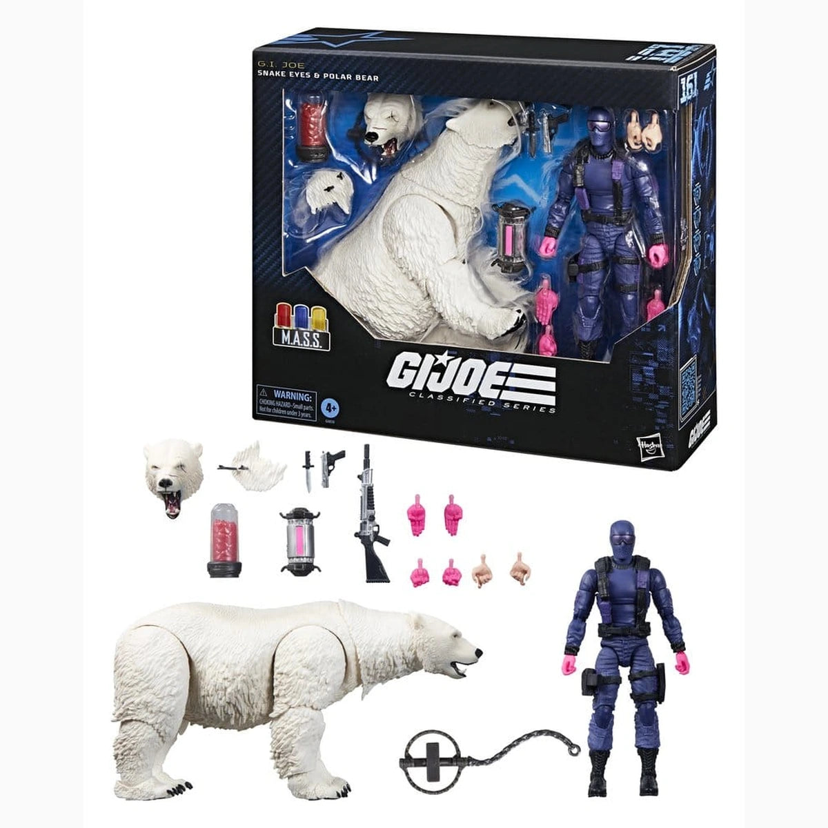 GI Joe Classified Series Figurine Snake Eyes with Polar Bear 15 cm - Image 3