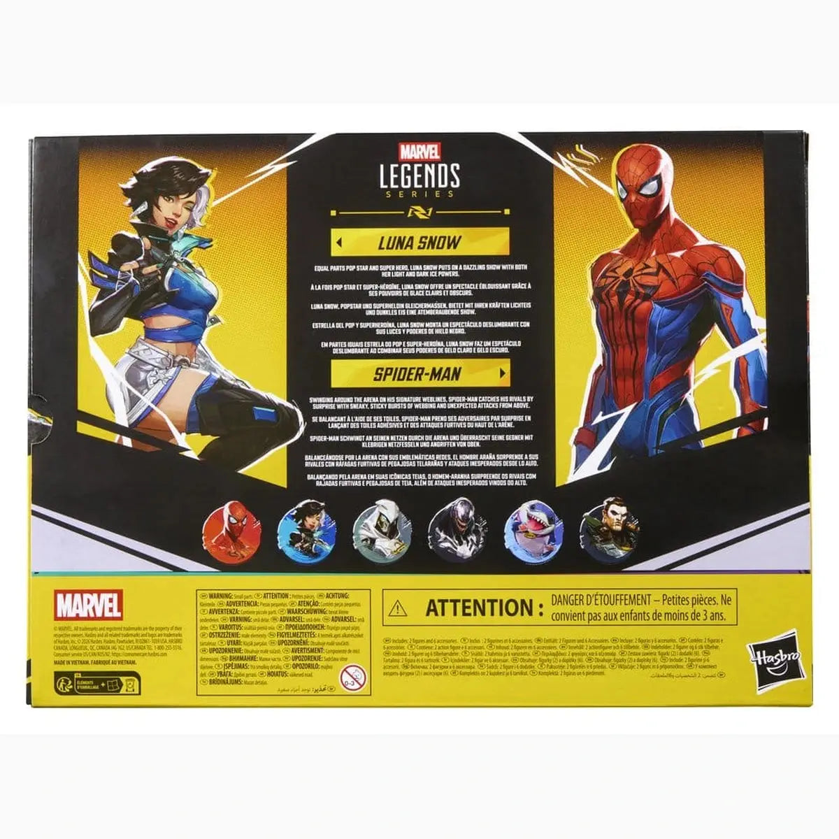 Marvel Rivals Marvel Legends pack 2 figurines Spider-Man & Luna Snow 15 cm - Image 3