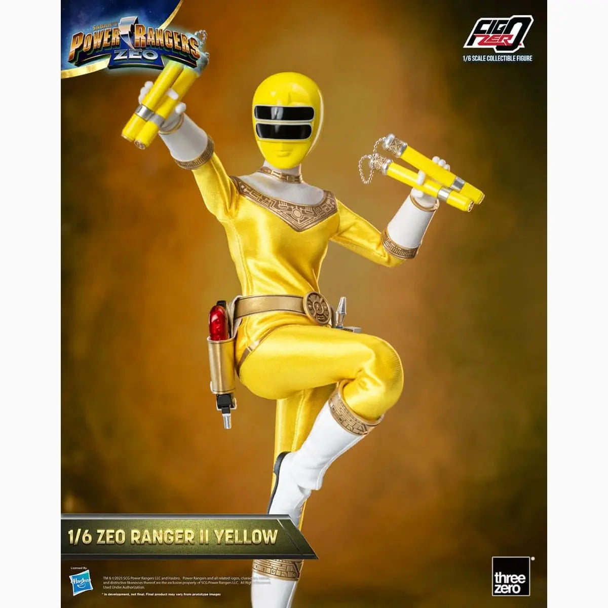 Power Rangers Zeo figurine FigZero 1/6 Ranger II Yellow 30 cm - Image 7
