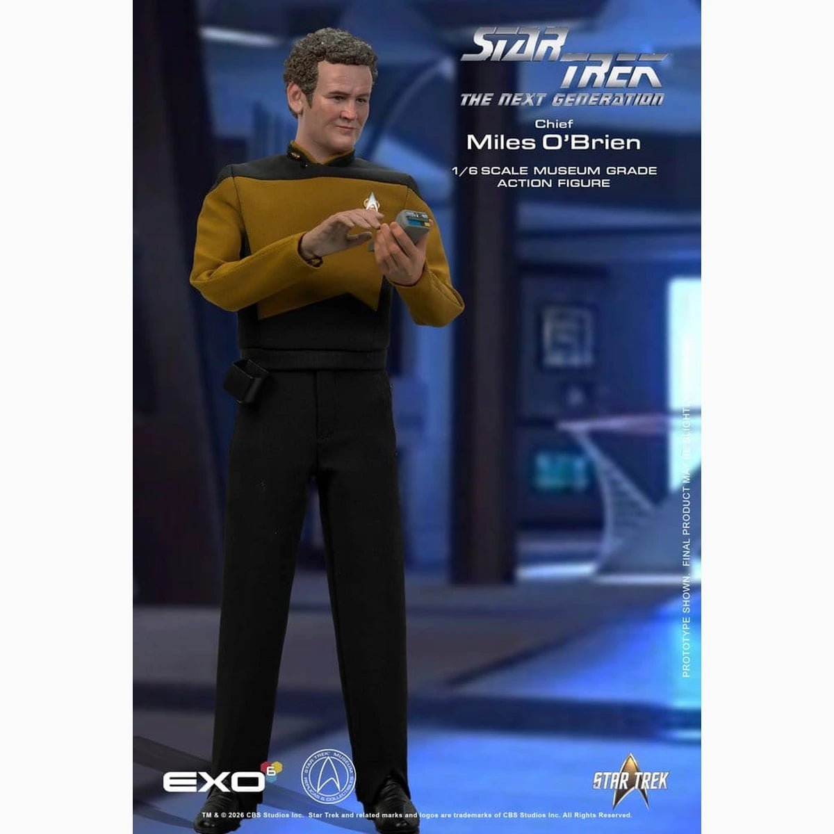 Star Trek: La Nouvelle Génération figurine 1/6 Chief Miles O'Brien Essential Version 30 cm - Image 5