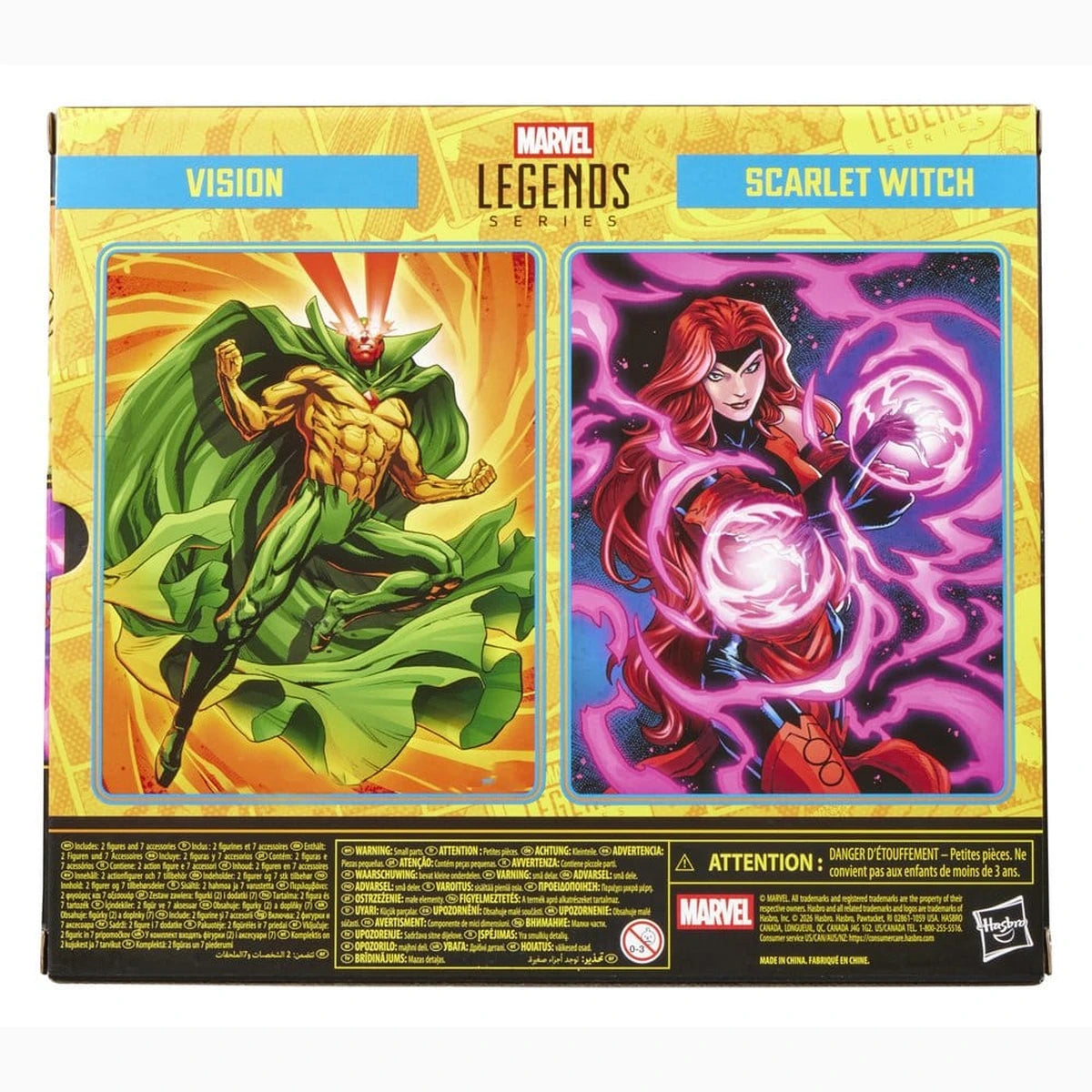 Avengers Marvel Legends pack 2 figurines Vision & Scarlet Witch 15 cm - Image 3