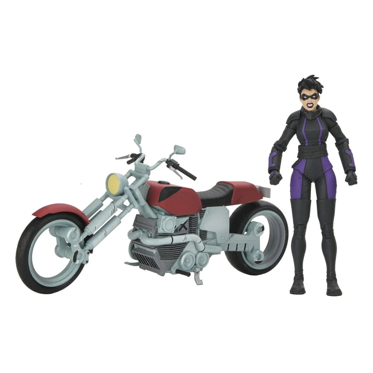 Tortues Ninja (The Last Ronin The Lost Years) figurine Casey Marie with Last Ronin Motorcycle 18 cm - Image 1