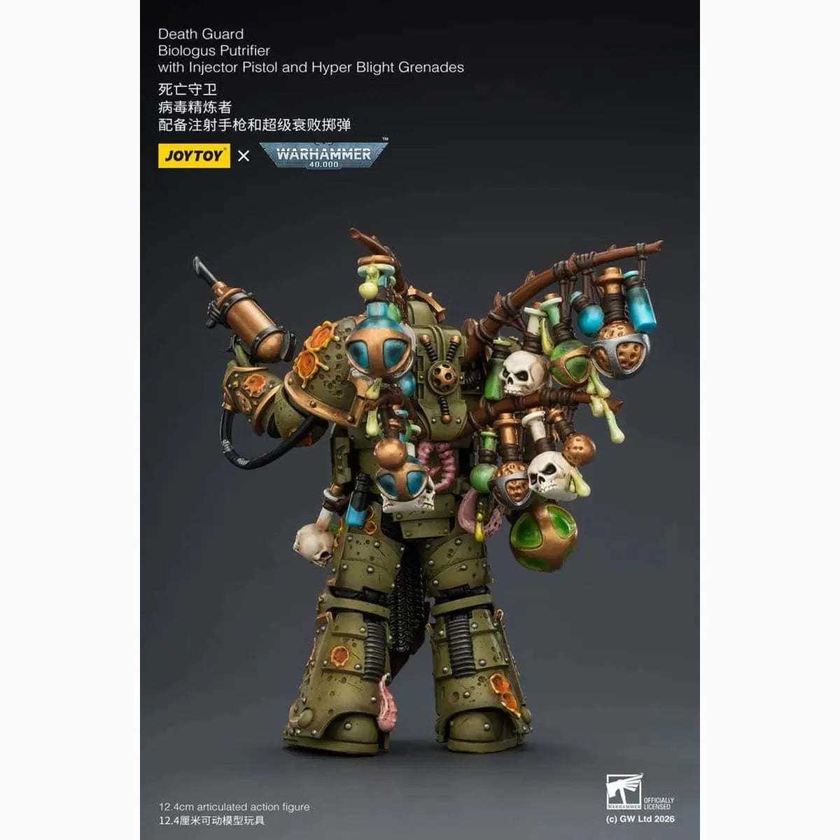 Warhammer 40,000 figurine Death Guard Biologus Putrifier 12 cm - Image 5