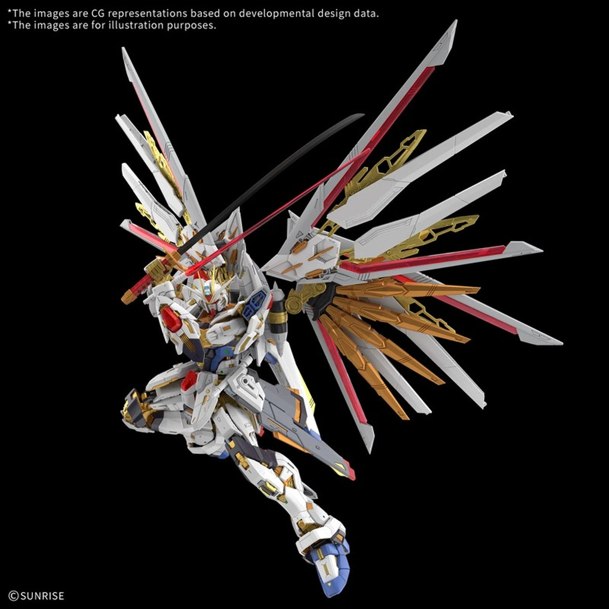Gundam Gunpla MGEX 1/100 Mighty Strike Freedom Gundam - Image 2