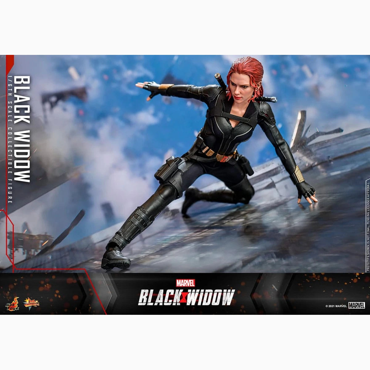 Black Widow figurine Movie Masterpiece 1/6  Black Widow Special Edition 28 cm - Image 5