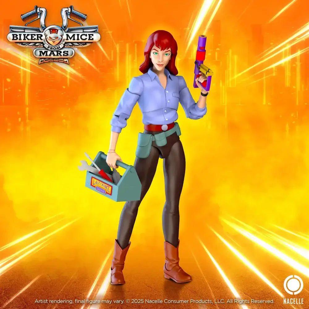 Biker Mice From Mars Les Motards de l'espace figurine Charley 23 cm - Rue Du Retro