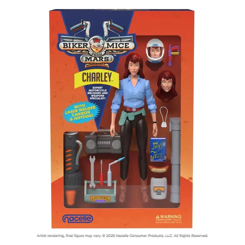 Biker Mice From Mars Les Motards de l'espace figurine Charley 23 cm - Rue Du Retro