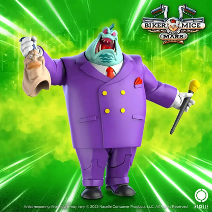 Biker Mice From Mars Les Motards de l'espace figurine Limburger 23 cm - Rue Du Retro