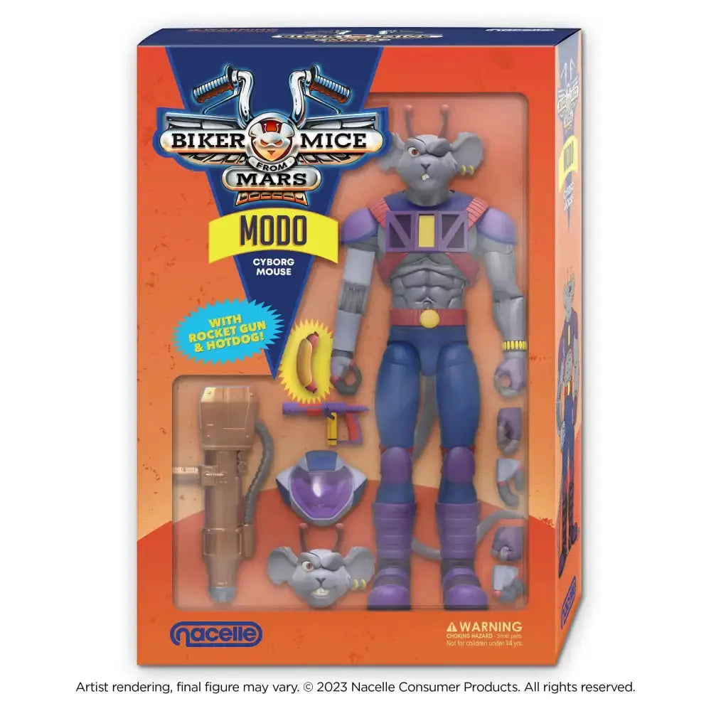 Biker Mice From Mars Modo Les Motards de l'espace figurine 20cm Nacelle