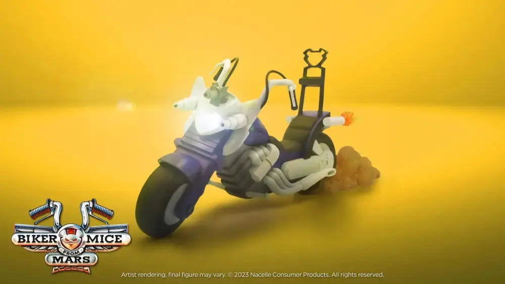 Biker Mice From Mars Moto Modo Les Motards de l'espace véhicule Chopper 25cm Nacelle