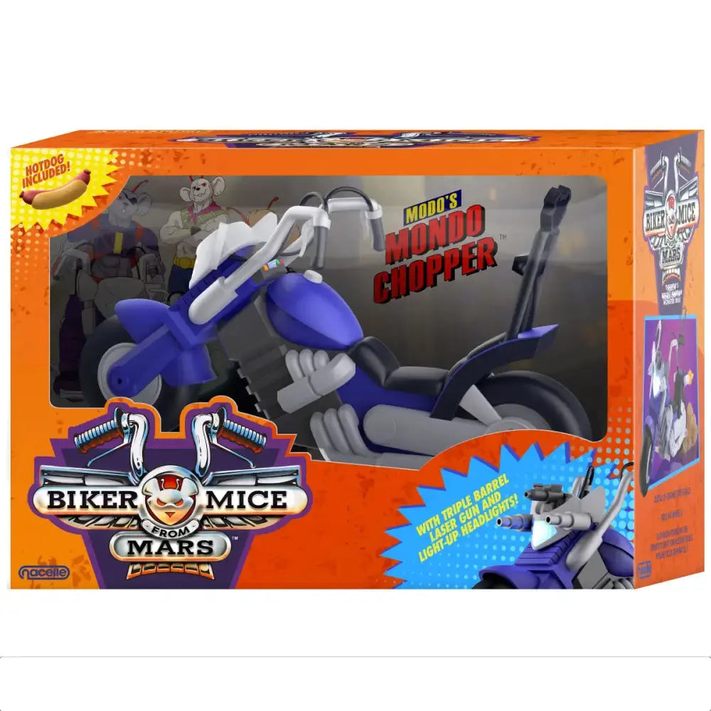 Biker Mice From Mars Moto Modo Les Motards de l'espace véhicule Chopper 25cm Nacelle