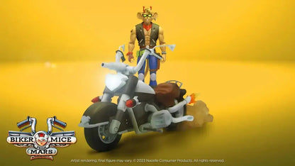 Biker Mice From Mars Throttle's Les Motards de l'espace véhicule Martian Monster Bike 23cm Nacelle