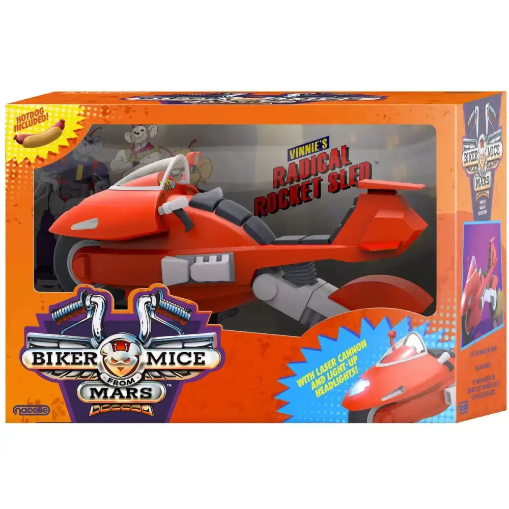 Biker Mice Les Motards de l'espace véhicule Vinnie's Radical Rocket Sled 25cm Nacelle