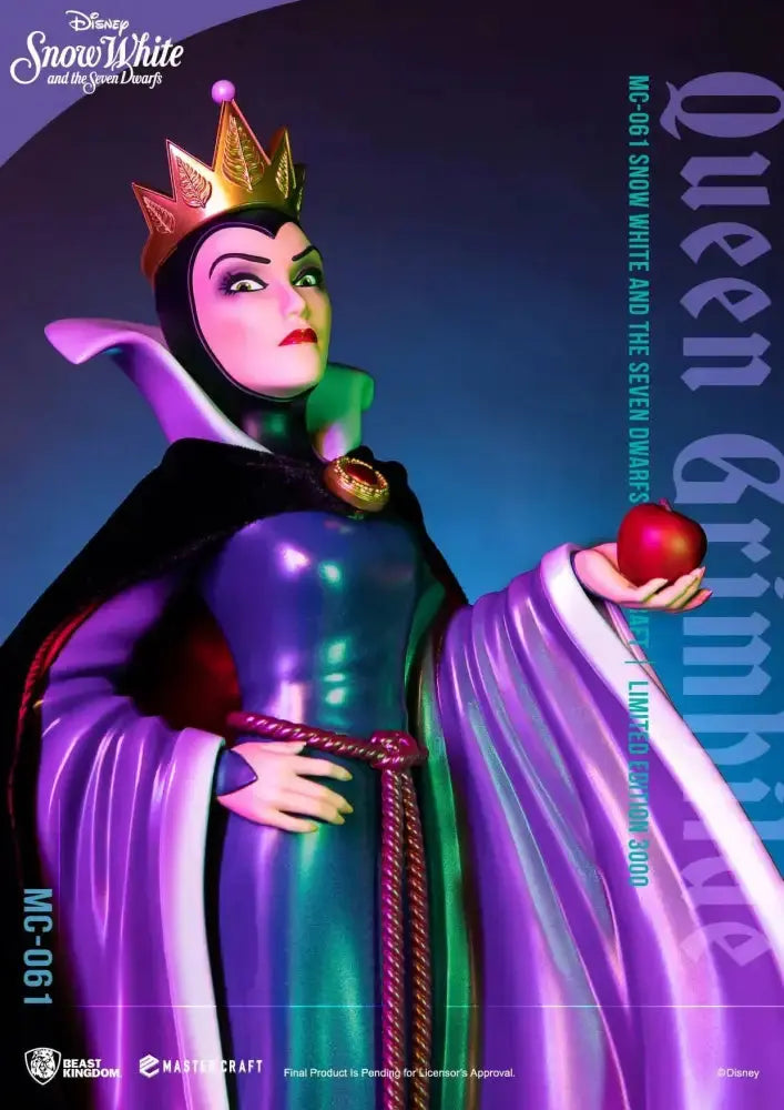 Blanche Neige et les sept nains La Reine-sorcière Grimhilde 41 cm - Rue Du Retro