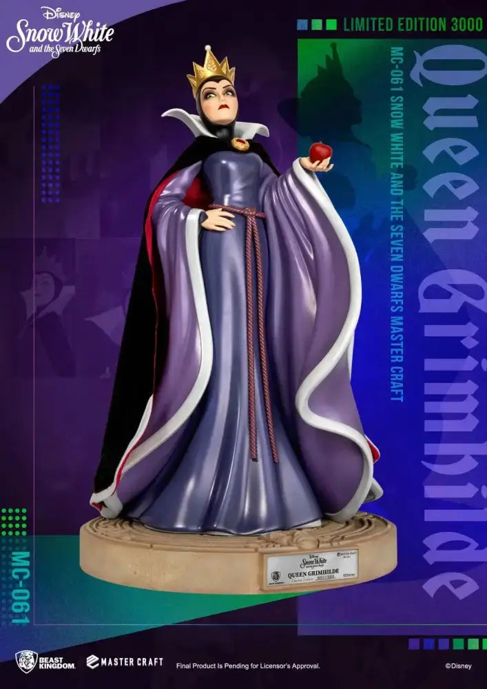 Blanche Neige et les sept nains La Reine-sorcière Grimhilde 41 cm - Rue Du Retro