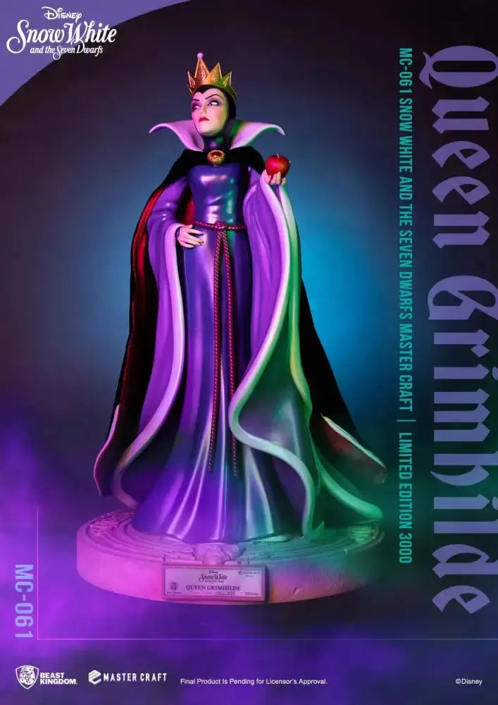 Blanche Neige et les sept nains La Reine-sorcière Grimhilde 41 cm - Rue Du Retro