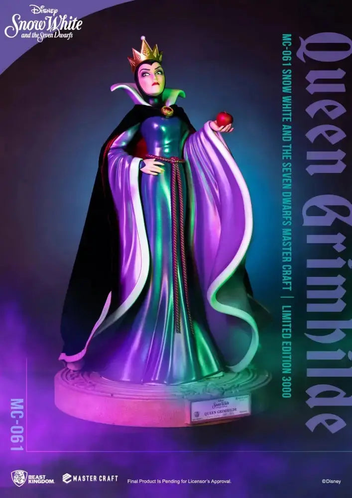 Blanche Neige et les sept nains La Reine-sorcière Grimhilde 41 cm - Rue Du Retro