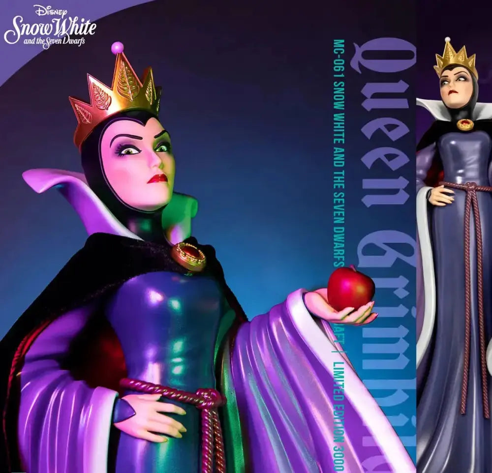 Blanche Neige et les sept nains La Reine-sorcière Grimhilde 41 cm - Rue Du Retro