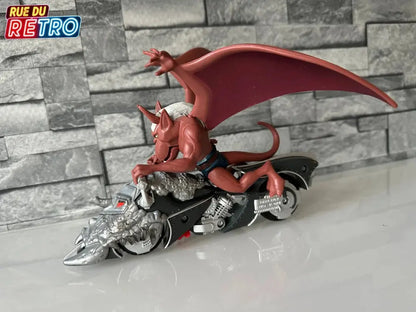 Brooklyn et moto Rippin’ Rider Gargoyles Les Anges de La Nuit 1994