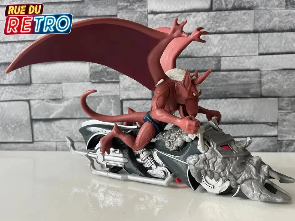 Brooklyn et Rippin Rider / Gargoyles 1995 Figurine et Véhicule pour Figurines