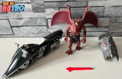 Brooklyn et Rippin Rider / Gargoyles 1995 Figurine et Véhicule pour Figurines