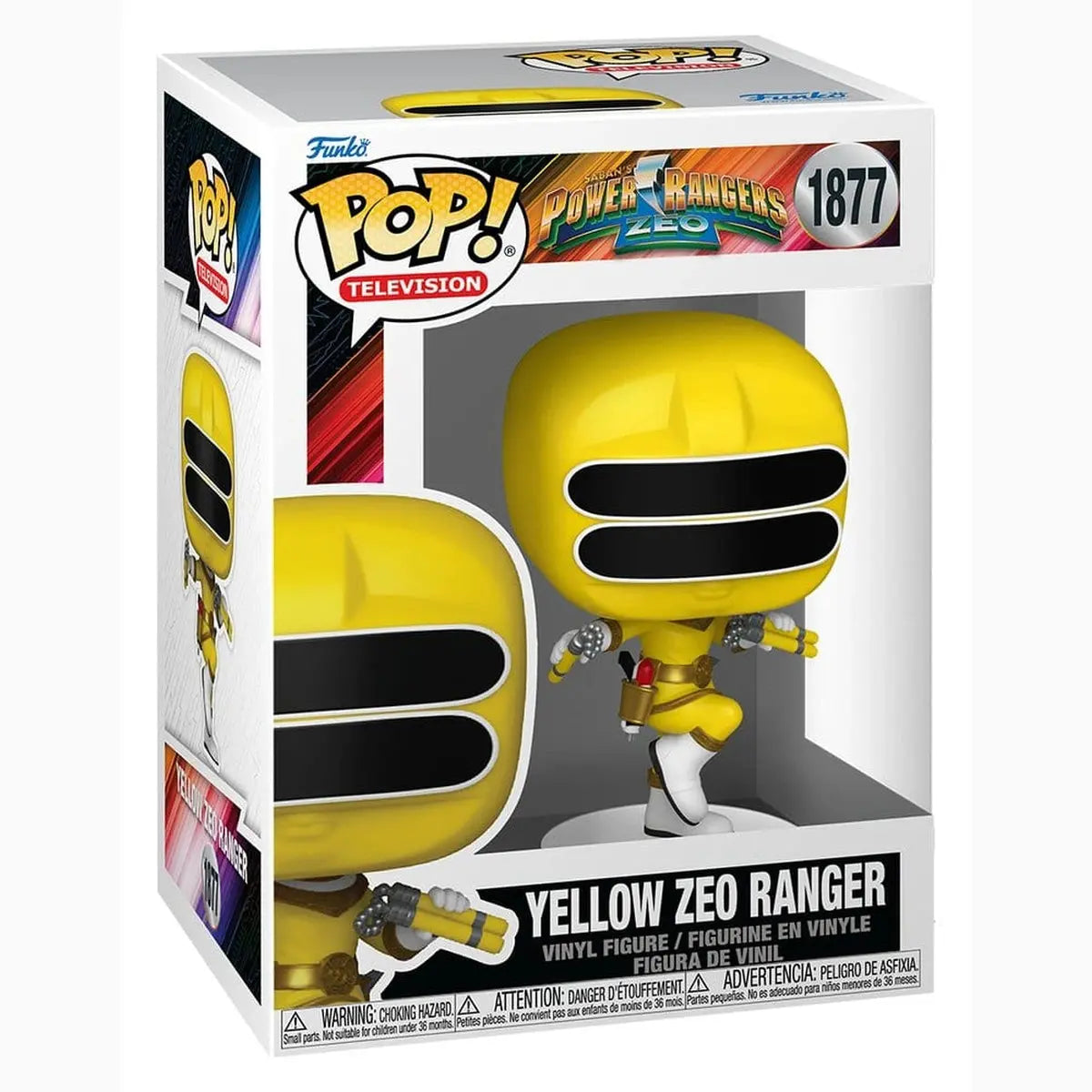 Power Rangers Zeo POP! Movies Vinyl figurines Zeo Ranger Yellow 9 cm - Image ajoutée 10
