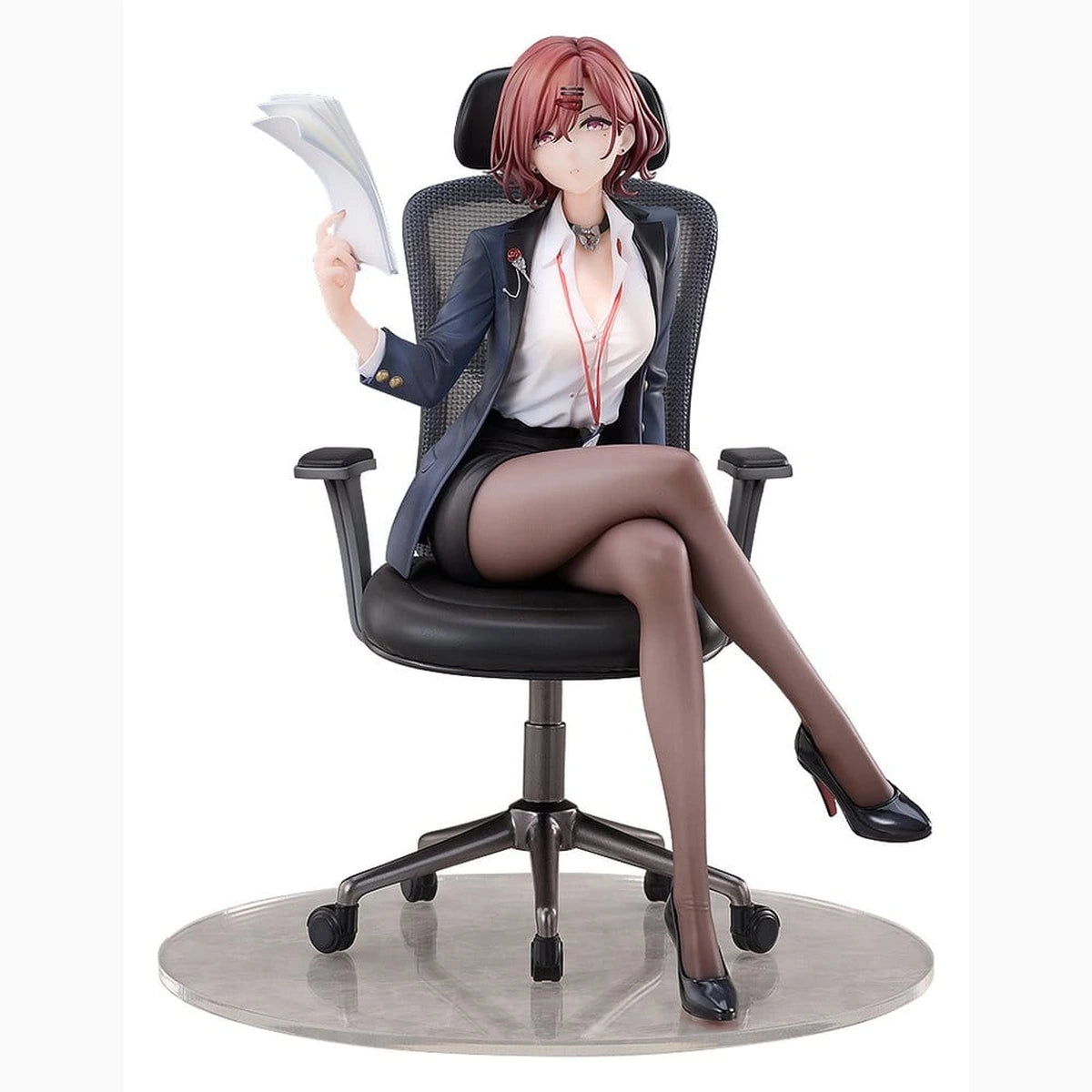 The Idolmaster Shiny Colors x Mahjong Soul figurine PVC 1/7 Madoka Higuchi Effortless Work Ver. 21 cm - Image 1