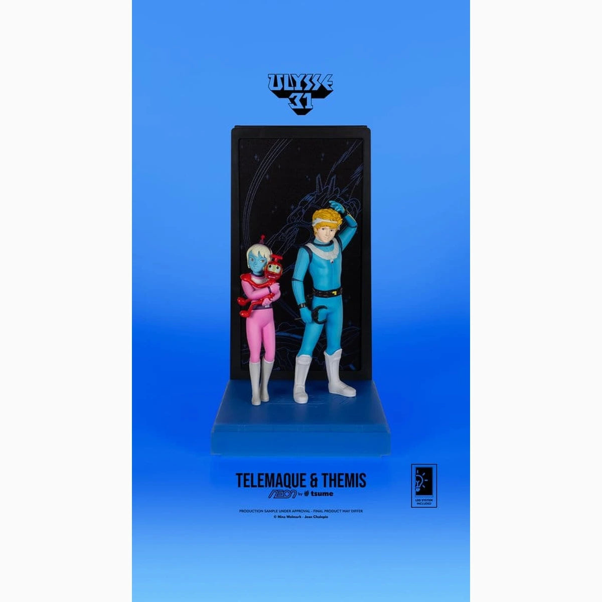 Ulysse 31 Neon figurine 1/9 Telemachus & Themis 20 cm - Image 4