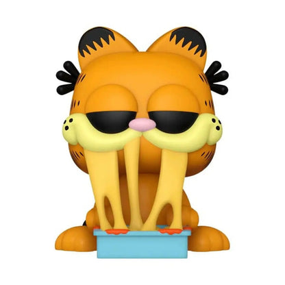 Garfield POP! Comics Vinyl figurine Garfield w/Lasagna Pan 9 cm - Image 1